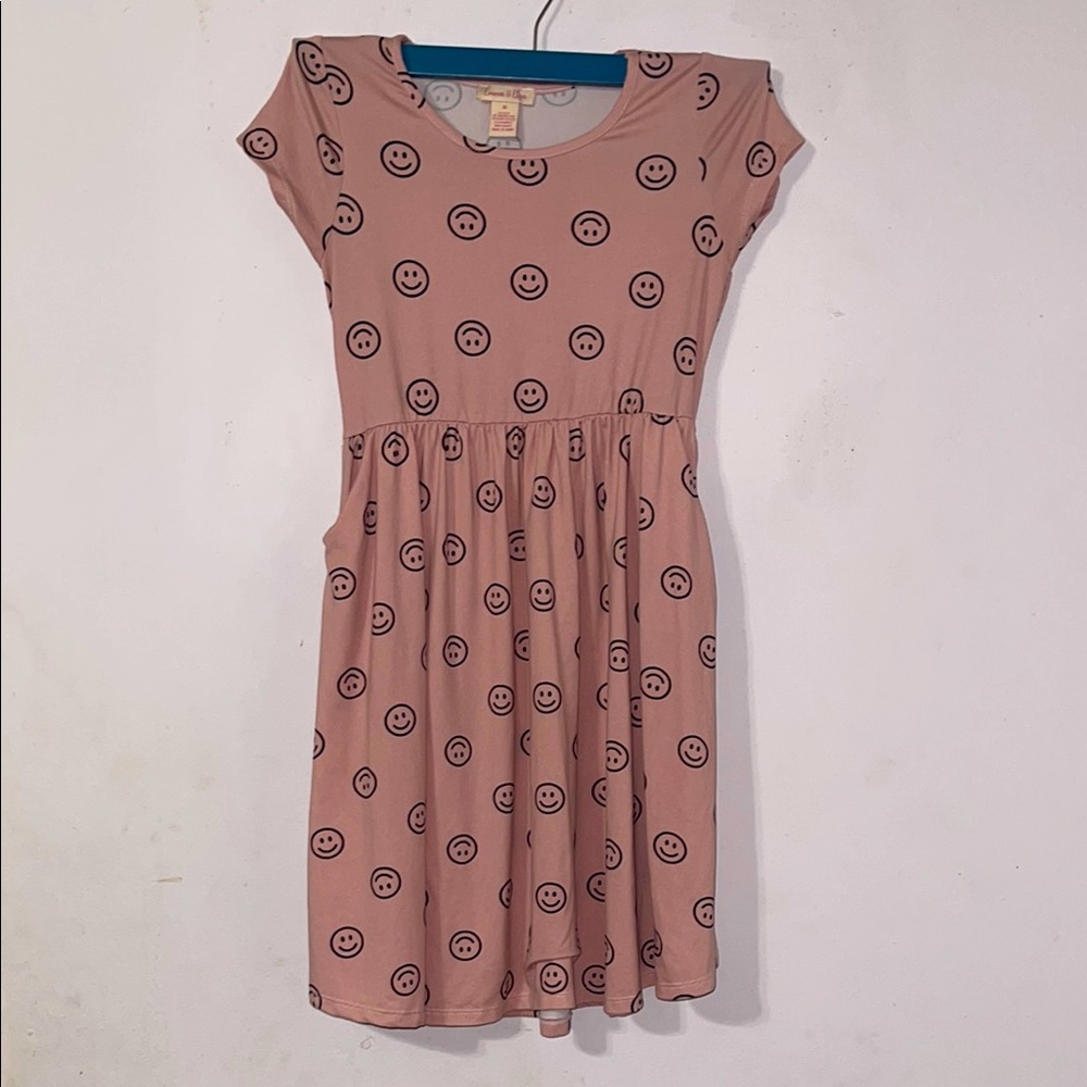 Pink Smiley Face Dress